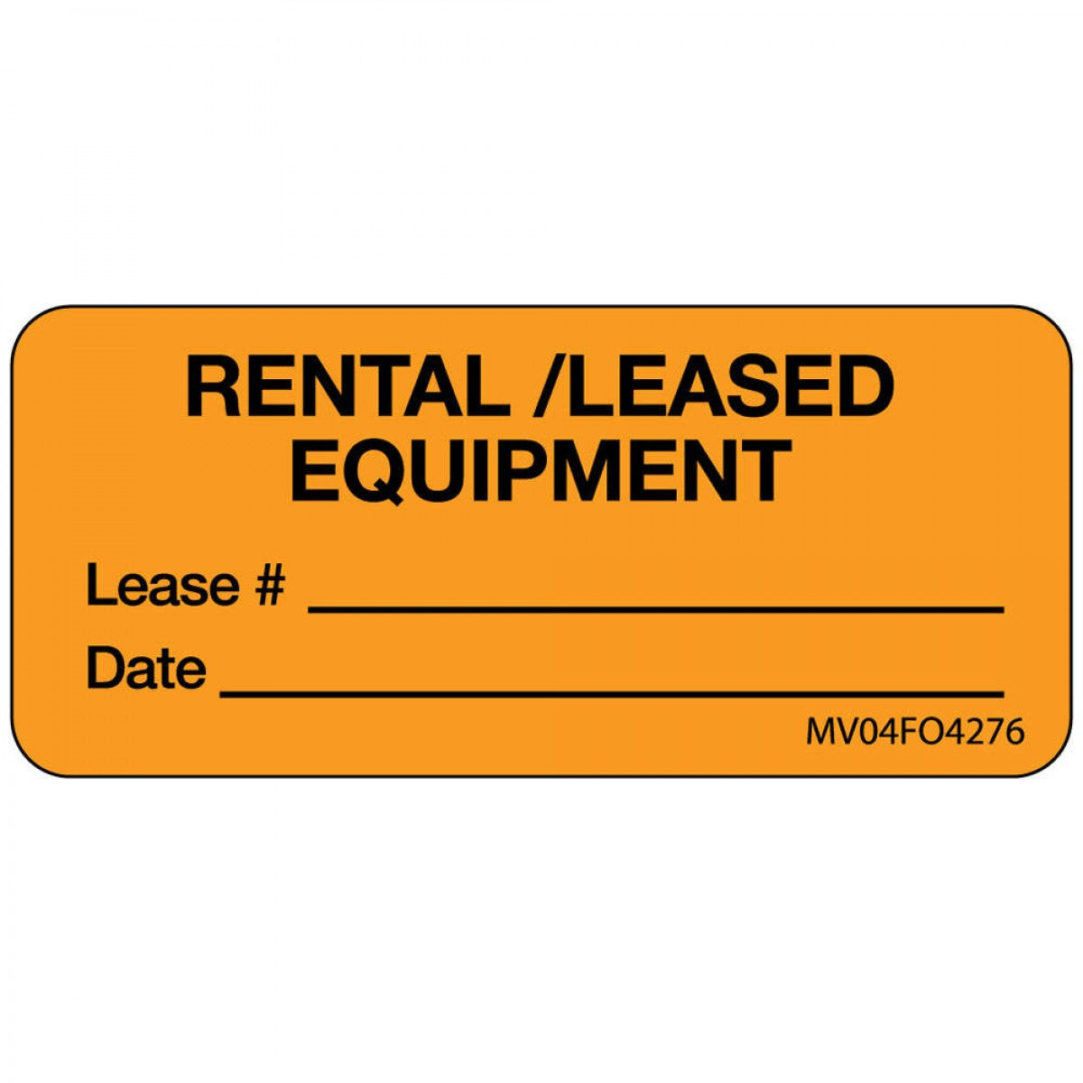 Label Rent House Label Paper Removable Rental/Leased 1