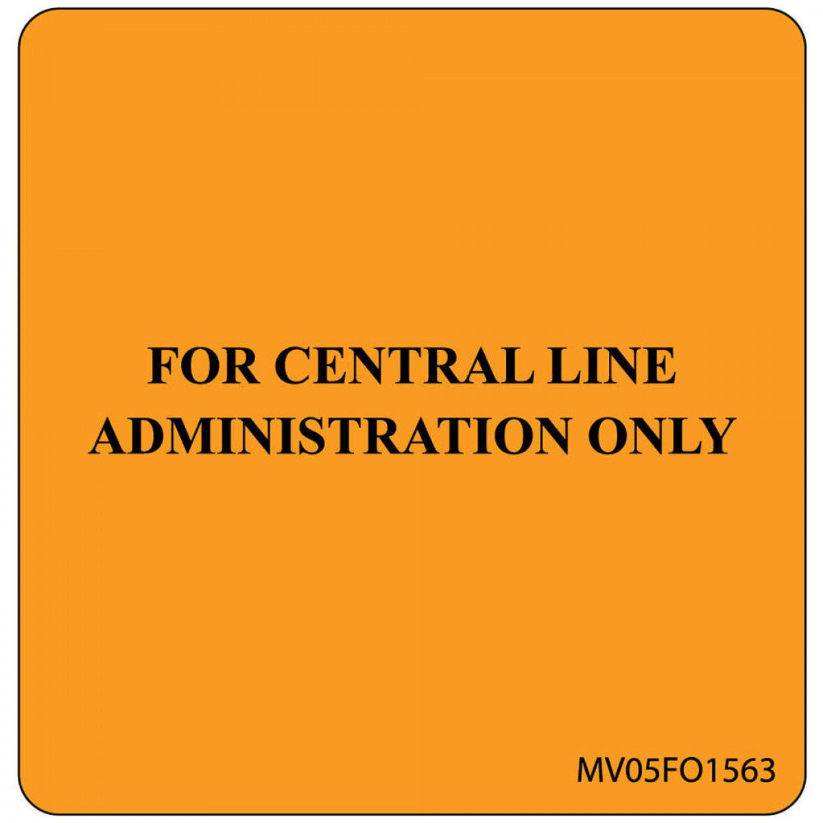 Label Paper Removable For Central Line 1
