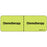 Label Paper Removable Chemotherapy : 1" Core 2 15/16" X 1 Fl. Chartreuse 333 Per Roll