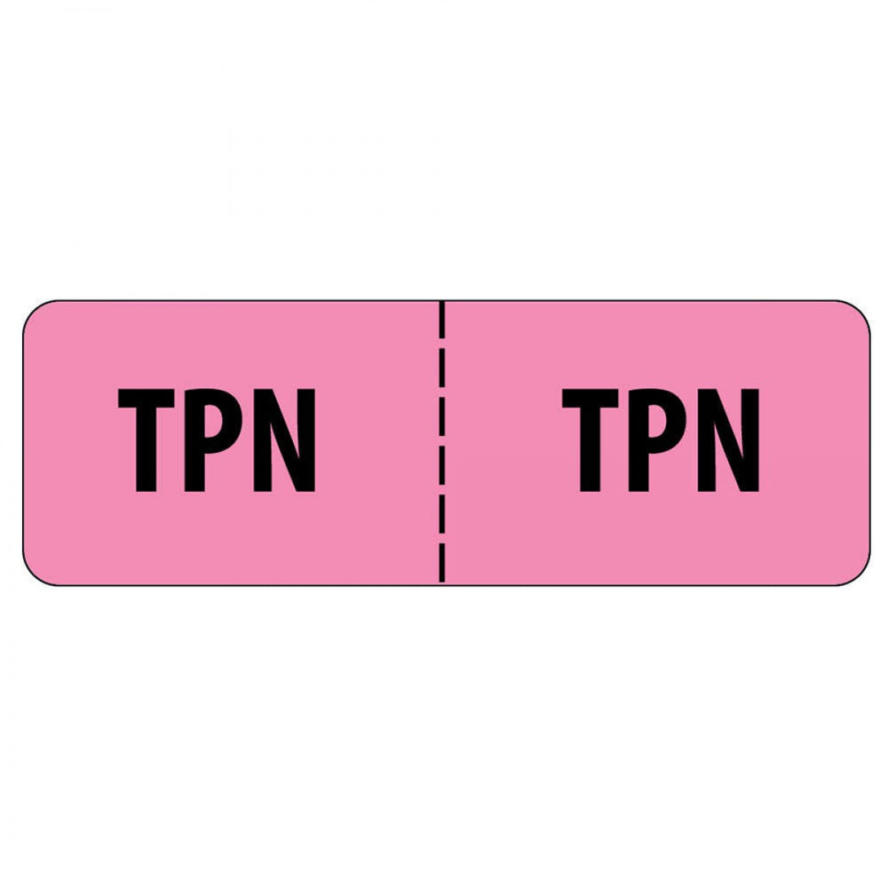 Label Paper Permanent Tpn : Tpn 1" Core 2 15/16" X 1 Fl. Pink 333 Per Roll