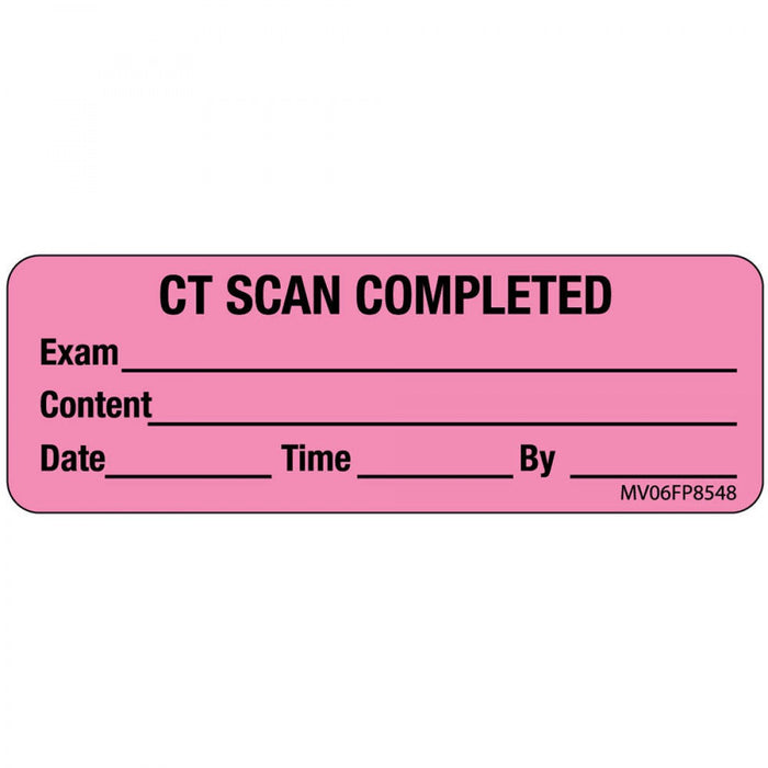 Image Ct Machine Label Label Paper Removable Ct Scan Completed 1