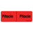 Label Paper Permanent Pitocin : Pitocin 1" Core 2 15/16" X 1 Fl. Red 333 Per Roll