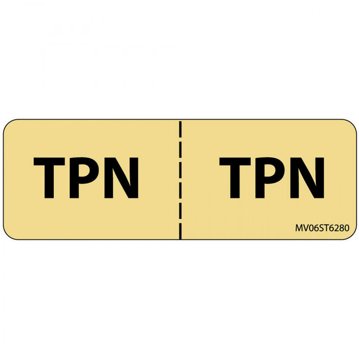 Label Paper Removable Tpn : Tpn 1" Core 2 15/16" X 1 Tan 333 Per Roll