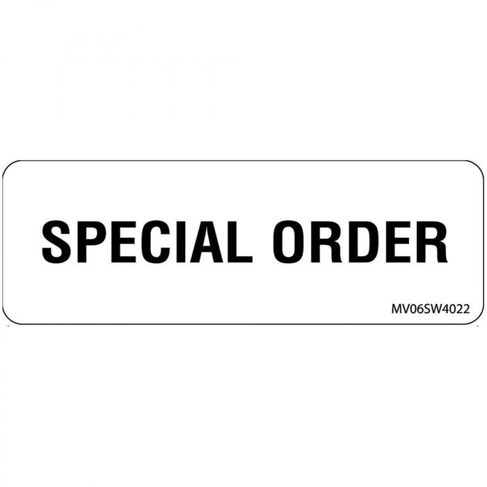 Label Paper Removable Special Order 1" Core 2 15/16" X 1 White 333 Per Roll