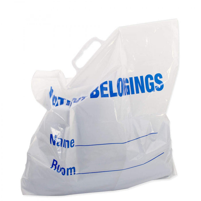 Patient Belongings Bag Various Handle Styles Recyclable 250/Case