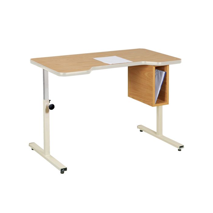 Clinton Personal Work Table with Small Cut-Out and Tilt Top
