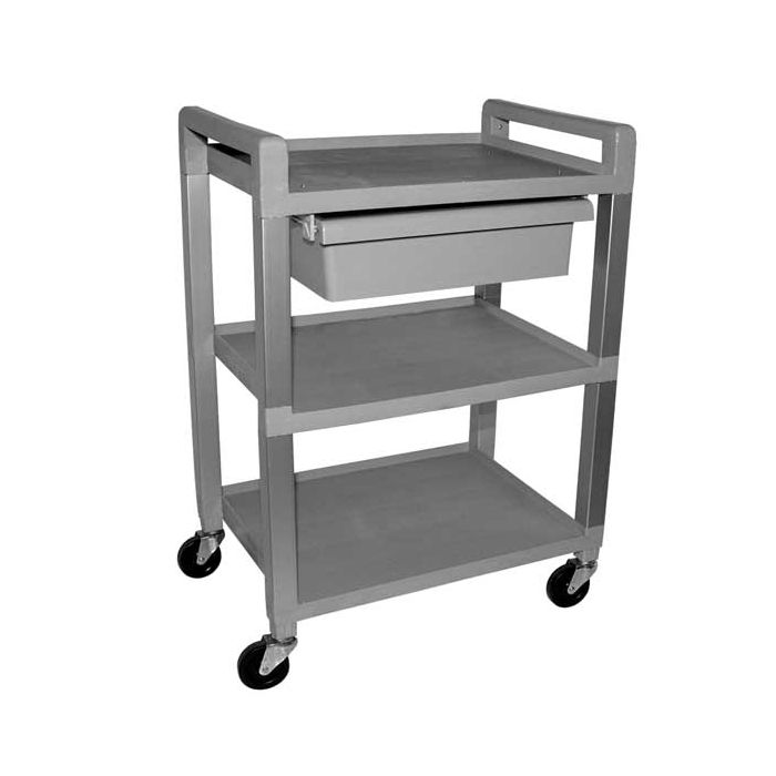 Patterson Medical Poly 3-Shelf Cart