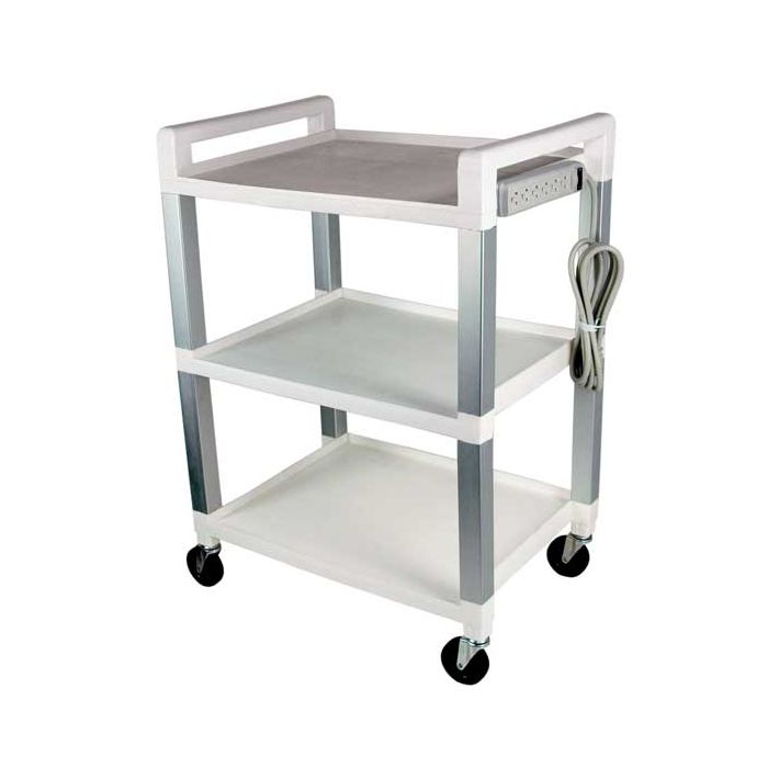 Patterson Medical Poly 3-Shelf Cart