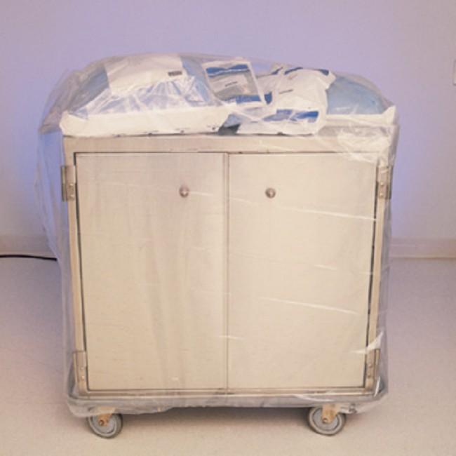 DeRoyal Cart Covers - Gusseted Cart Cover, Clear, 72" x 48" - 32-1385NS