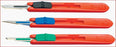 DeRoyal Disposable Safety Scalpels w/Retractable Blades - Silver Strider Disposable Safety Scalpel, Sterile, #10 - D4510A