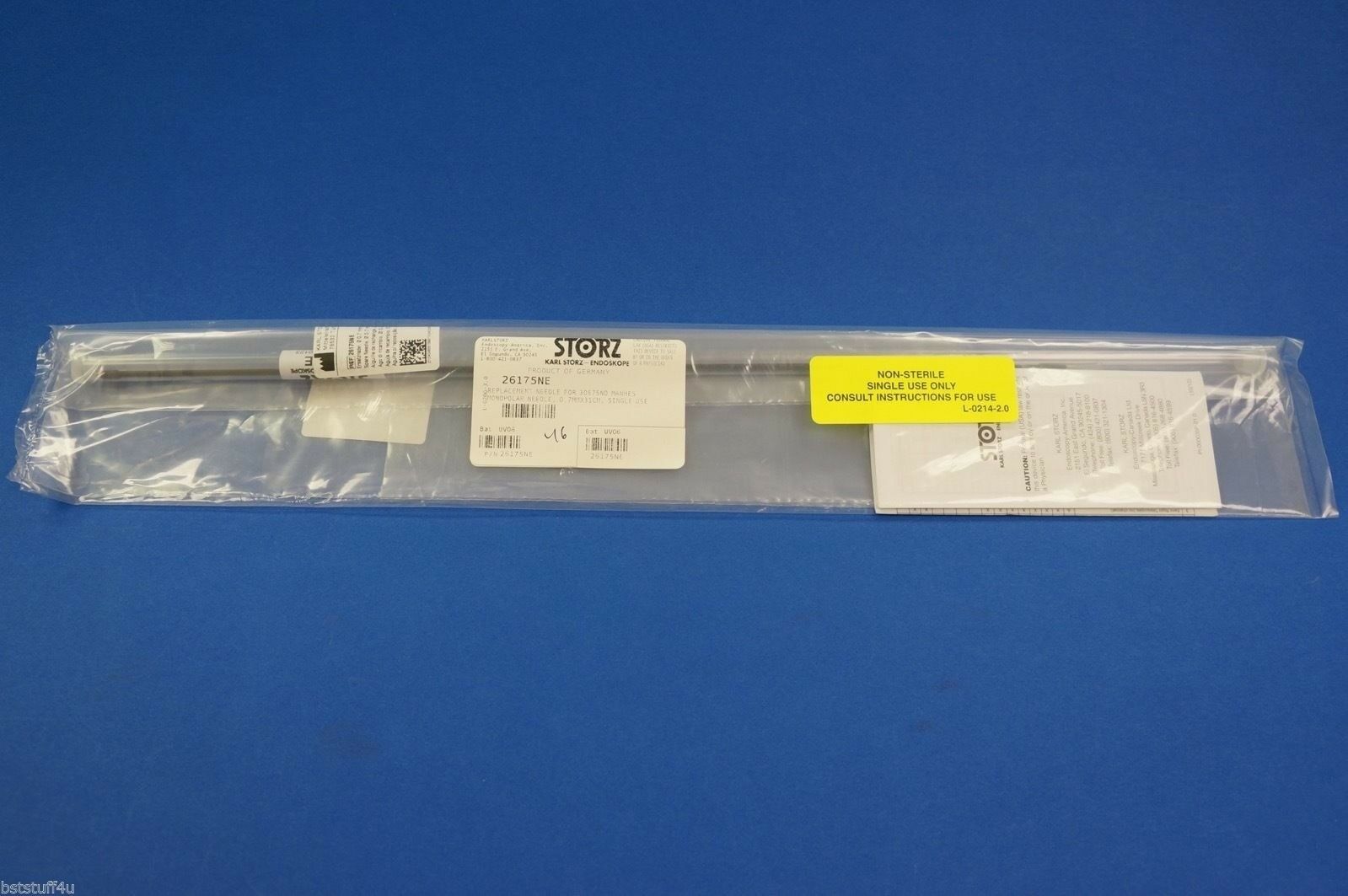 Karl Storz Endoscopy High Frequency Needles - Spare Needle, Single Use, 0.7 mm dia., 31 cm - 26175NE