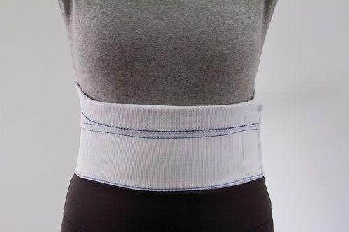 Bird & Croniin Abdominal Binders - Abdominal Binder with Drain Fasteners, 3-Panel, Up to 45" - 0814 8226