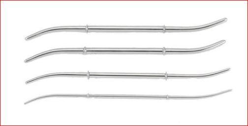 Medgyn Hank Double-End Cervical Dilators - Hank Dilator Set, 7 Piece, 9/10 Fr - 21/22 Fr - 030801-7
