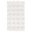 PANEL, LOUVERED, WHITE, 36"X61", W/28CLR BIN