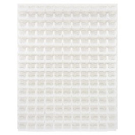 PANEL, LOUVERED, WHITE, 48"X61", W/165CLR BI