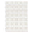 PANEL, LOUVERED, WHITE, 48"X61", W/35CLR BIN