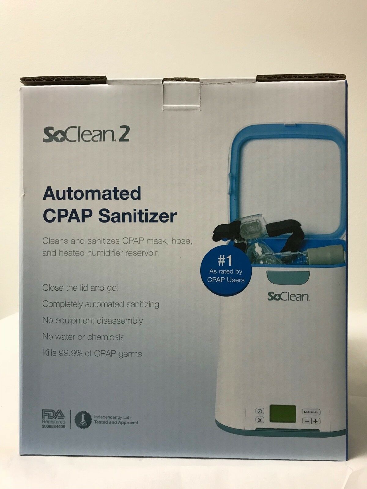 Soclean Com New SoClean 2 Automated CPAP Equipment Cleaner and Sanitizer with Adap ...