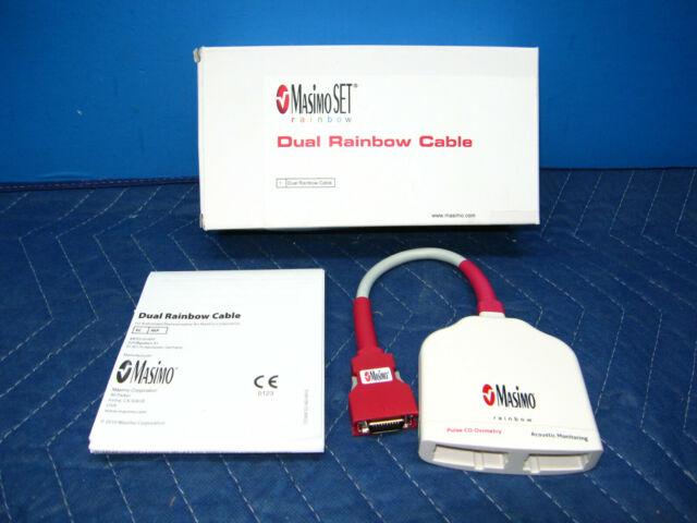 Masimo Co Acoustic Monitoring Cables - Acoustic Monitoring Cable, Dual-Channel, Rainbow, - 2757