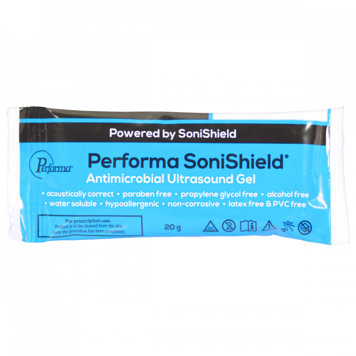 Performa SoniShield Antimicrobial Ultrasound Gel