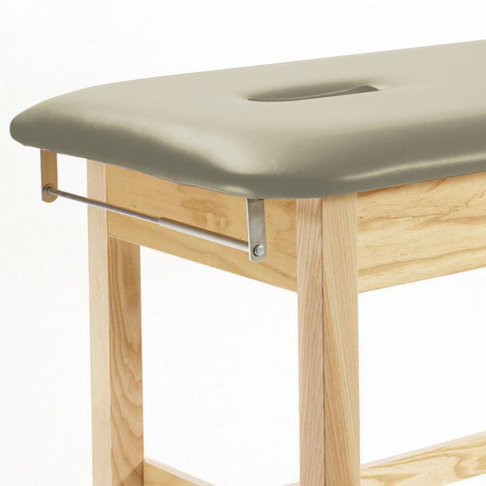Metron Value Treatment Table with Open Shelf with Nose Cutout, Paper Holder and Cutter