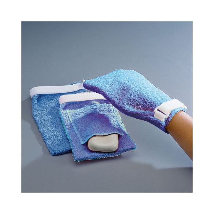Patterson Medical Terry Cloth Antimicrobial Wash Mitts — Grayline Medical