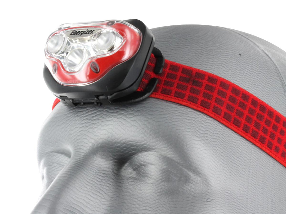 Energizer Vision HD LED Headlights - LED Head Lamp Max Output, Plastic, 180, Red - HDBIN32E