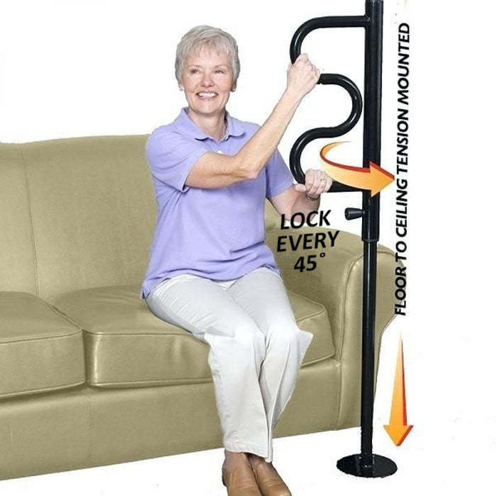 Standers, Inc Security Pole and Curve Grab Bar