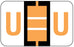 Medical Use Labels - UAL Alpha Side Tab Labels