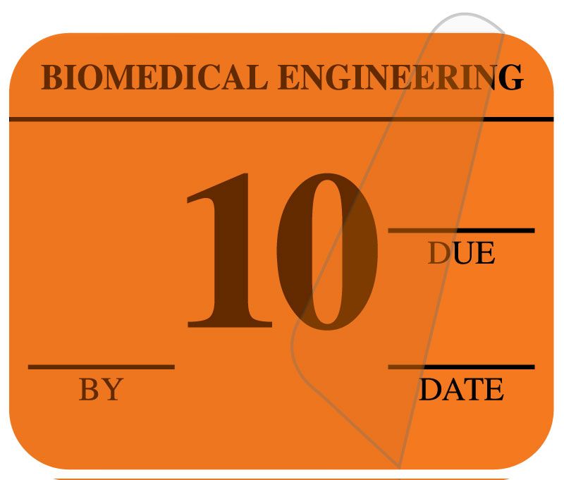 Medical Use Labels - Single Color Biomedical Inspection Labels