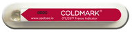 Medical Use Labels - ColdMark Temperature Indicator, -3C/26F