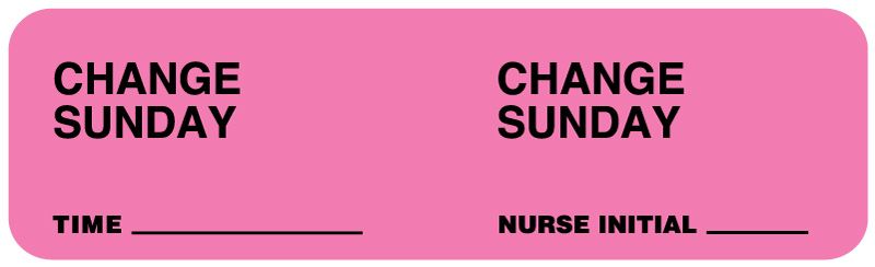 Part Change Label Medical Use Labels - Change Minder Labels-simple format — Grayline Medical