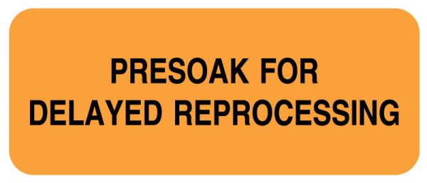 Medical Use Labels - Endoscope Reprocessing, 2-1/4