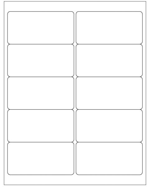 Medical Use Labels - Laser Printer Label, 4" x 2"