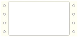 Medical Use Labels - EDP Pinfeed Label, 3-1/2" x 15/16"