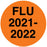 Medical Use Labels - FLU 2021/2022, 1/2" x 1/2"