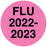 Medical Use Labels - FLU 2022/2023, LAM,1/2" x 1/2"