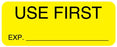 Medical Use Labels - USE FIRST Food Quality Control Labels, 2-1/4" x 7/8"