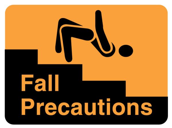 Medical Use Labels - Fall Risk Label, 2-3/8