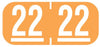 Medical Use Labels - Tab Compatible 2022 Year Label, 1-1/8" x 1/2"