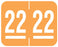 Medical Use Labels - Tab Compatible 2022 Year Label, 1-1/4" x 1"