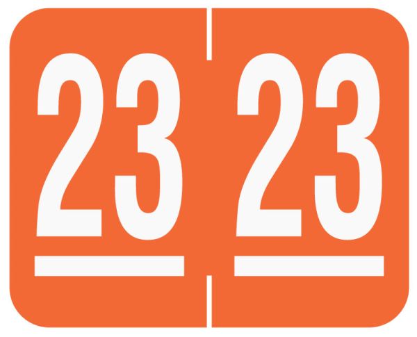 Medical Use Labels - Tab Compatible 2023 Year Label, 1-1/4" x 1"