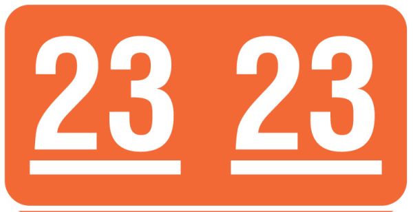 Medical Use Labels - UAL 2023 Year Label, small pack 1" x 1/2"