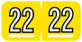 Medical Use Labels - Barkley Compatible 2022 Year Label, 1-1/2" x 3/4"