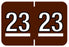 Medical Use Labels - Colwell Compatible 2023 Year Label, 1-12" x 1"