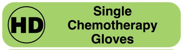 Medical Use Labels - HD Chemo Glove, 2" x 1/2"