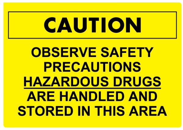 Medical Use Labels - HD Warning Sign, 10" x 7"