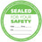 Medical Use Labels - Green Tamper-Evident Food Delivery and Storage Label, 3" Dia