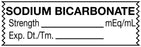 Medical Use Labels - Anesthesia Tape, Sodium Bicarbonate mEq/mL,1-1/2X1/2