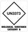 Medical Use Labels - UN3373 Cat B Bio Substance Shipping Label, 3-1/2" x 4"
