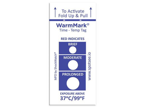 Medical Use Labels - WarmMark Single-Use Temperature Indicator 37C/99F